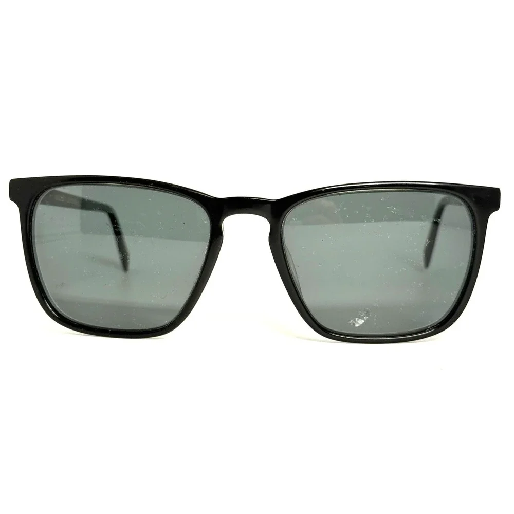 Warby Parker Sutton W 100 Sunglasses Black Rectangular Frames 55-18-145
